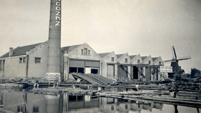 luchtfoto uit 1950